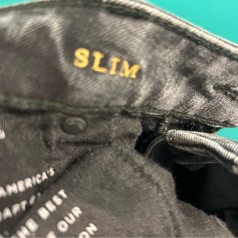 American Eagle Outfitters Extreme Flex 4 black denim slim ultimate comfort 34 - Picture 10 of 11